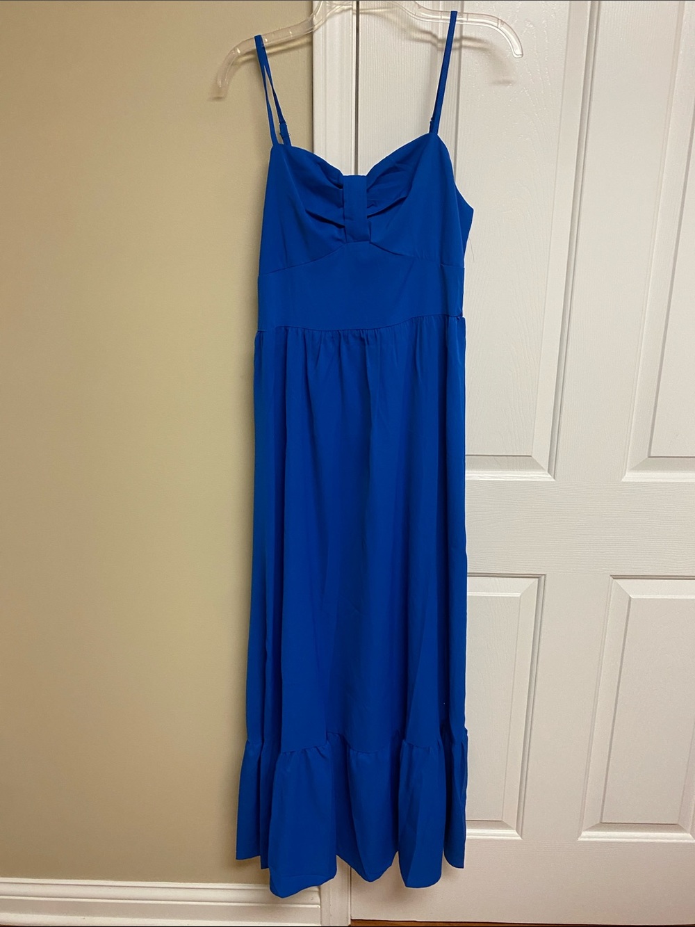 SHEIN Cobalt Blue Spaghetti-Strap Maxi Dress